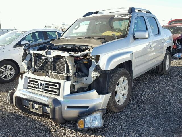 2HJYK16596H573713 - 2006 HONDA RIDGELINE SILVER photo 2