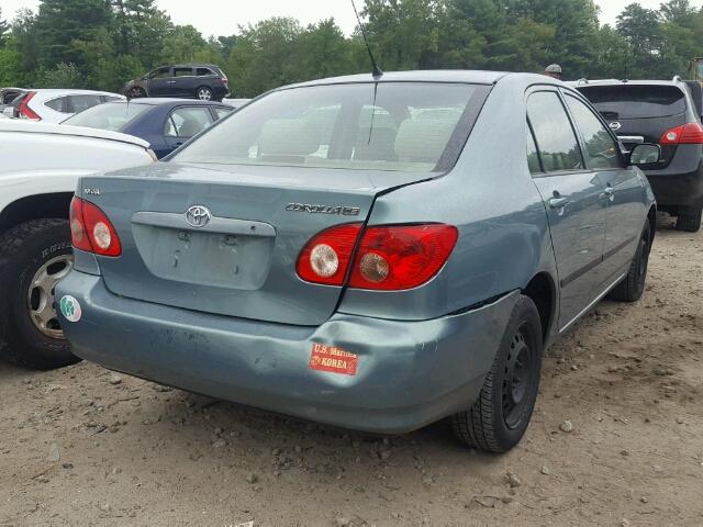 2T1BR32E87C771251 - 2007 TOYOTA COROLLA CE BLUE photo 4