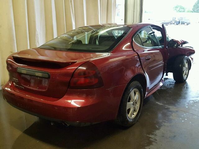 2G2WP552261120722 - 2006 PONTIAC GRAND PRIX MAROON photo 4