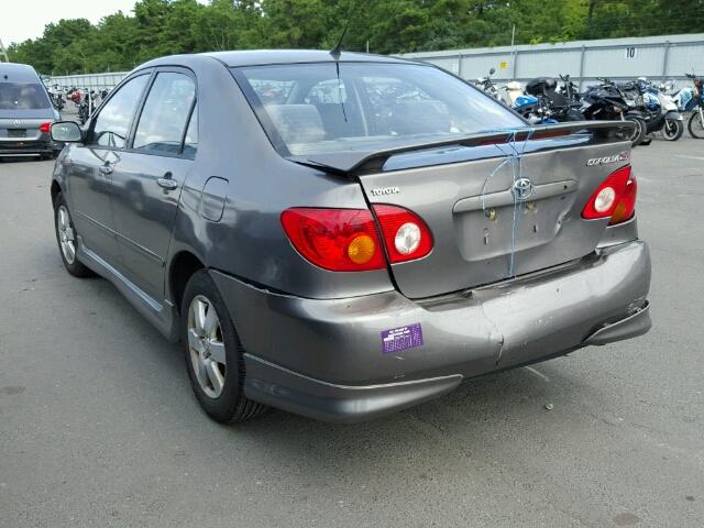 2T1BR32E14C282234 - 2004 TOYOTA COROLLA CE BLACK photo 3