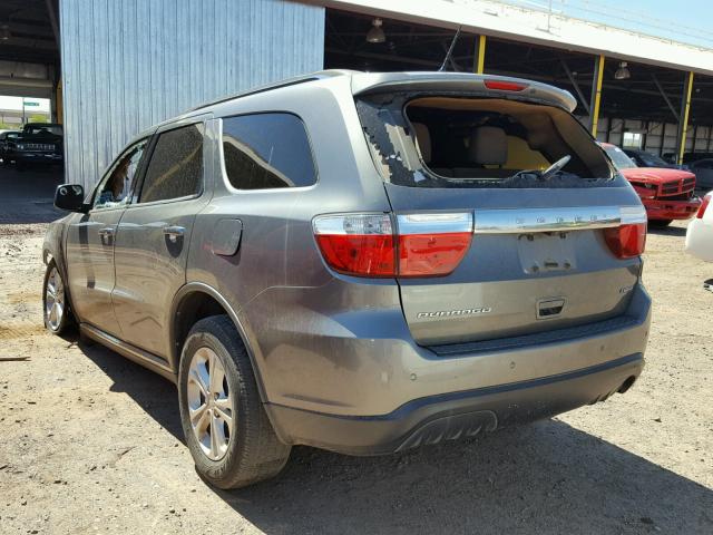 1C4RDHDG4CC335184 - 2012 DODGE DURANGO CR GRAY photo 3