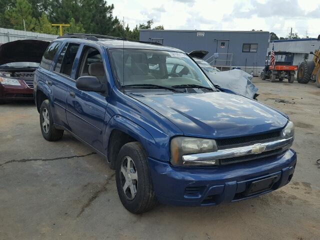 1GNDT13S362106037 - 2006 CHEVROLET TRAILBLAZE BLUE photo 1