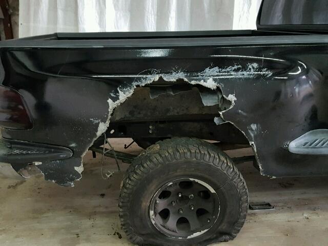 1FTRX18L21KF76749 - 2001 FORD F150 BLACK photo 10