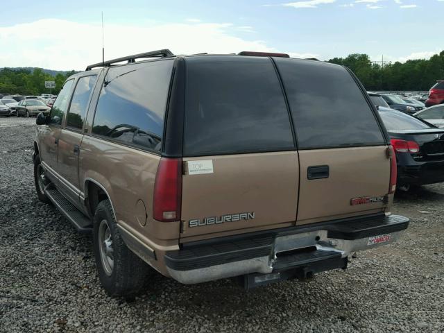 1GKGC26FXTJ741014 - 1996 GMC SUBURBAN C BEIGE photo 3