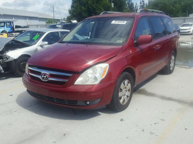 KNDMC233176020856 - 2007 HYUNDAI ENTOURAGE RED photo 2