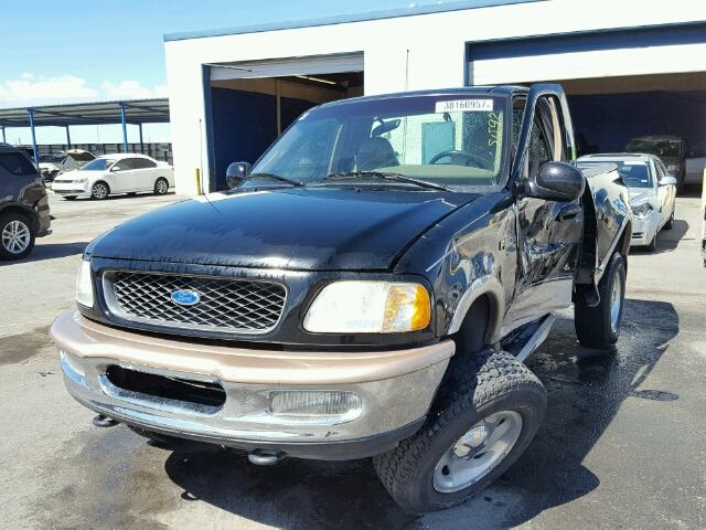 1FTEF08L2VKC45008 - 1997 FORD F150 BLACK photo 2