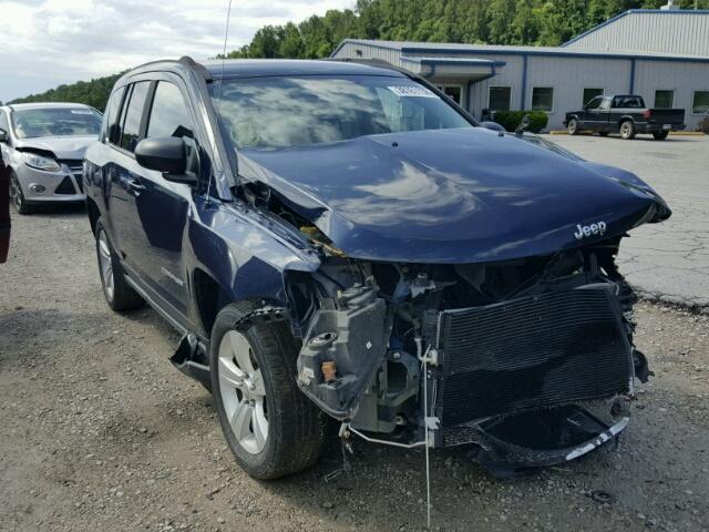 1C4NJDBB7ED504599 - 2014 JEEP COMPASS SP BLUE photo 1