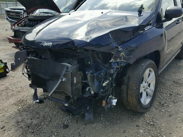 1C4NJDBB7ED504599 - 2014 JEEP COMPASS SP BLUE photo 9