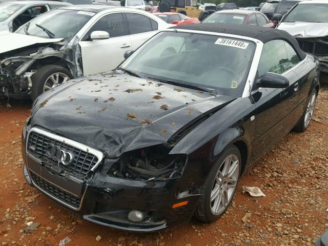 WAUAF48H79K011225 - 2009 AUDI A4 2.0T CA BLACK photo 2