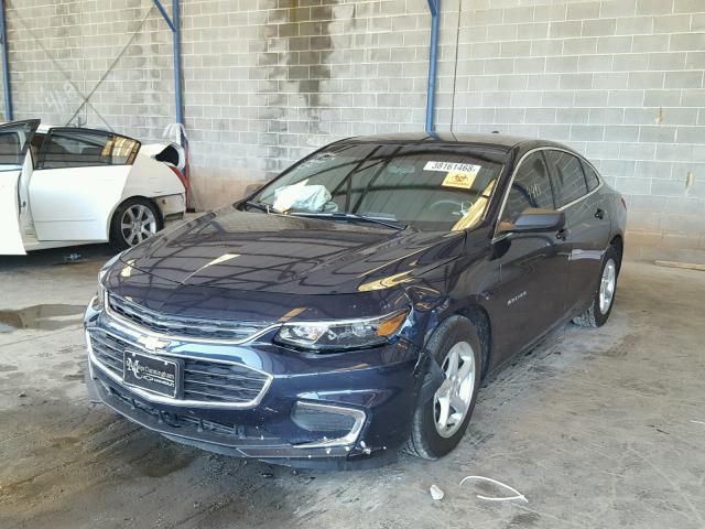 1G1ZB5ST7JF179215 - 2018 CHEVROLET MALIBU LS Mavi foto 2