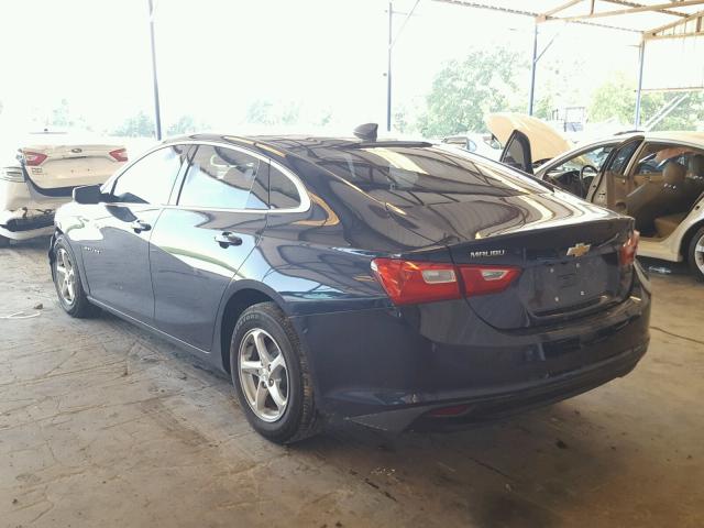 1G1ZB5ST7JF179215 - 2018 CHEVROLET MALIBU LS Mavi foto 3