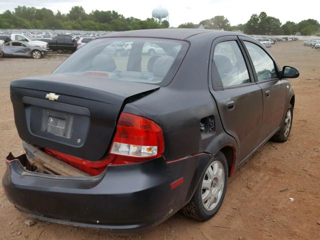 KL1TD52605B420554 - 2005 CHEVROLET AVEO BASE Qara foto 4