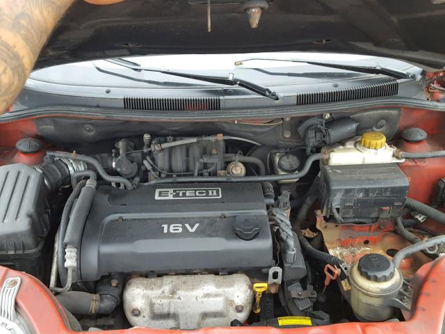 KL1TD52605B420554 - 2005 CHEVROLET AVEO BASE Qara foto 7