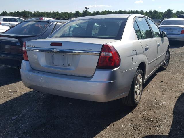 1G1ZS51F66F159833 - 2006 CHEVROLET MALIBU LS SILVER photo 4
