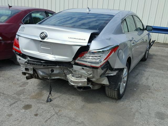 1G4GB5G35EF112556 - 2014 BUICK LACROSSE SILVER photo 4