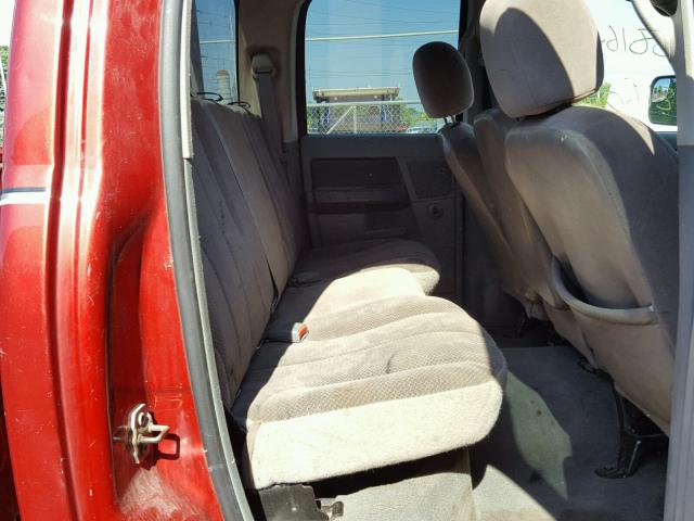 1D7KS28D36J241534 - 2006 DODGE RAM 2500 S RED photo 6