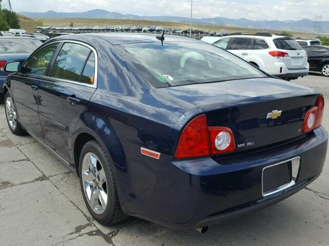 1G1ZH57BX9F236890 - 2009 CHEVROLET MALIBU BLUE photo 3