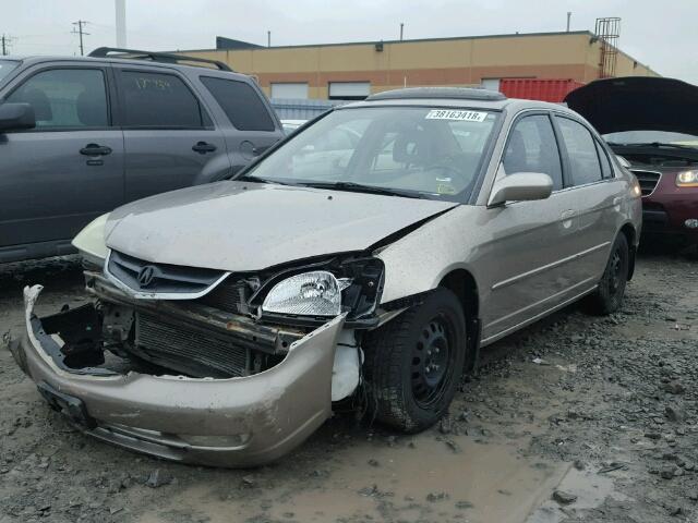 2HHES36881H004189 - 2001 ACURA 1.7EL PREM GOLD photo 2