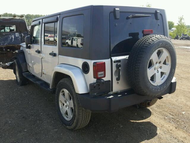 1J4GA591X7L102896 - 2007 JEEP WRANGLER S ვერცხლისფერი ფოტო 3