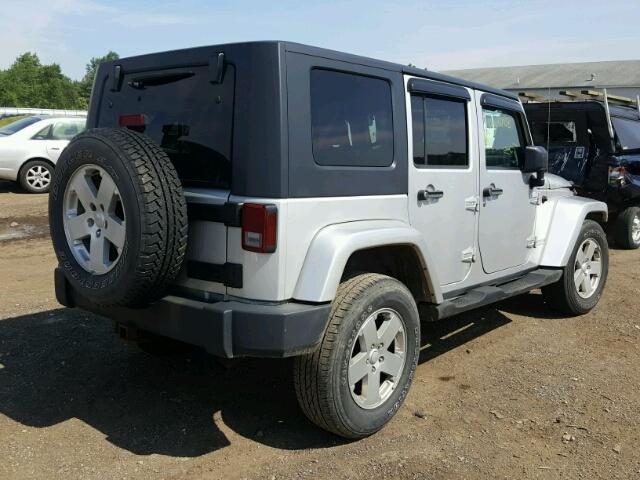 1J4GA591X7L102896 - 2007 JEEP WRANGLER S ვერცხლისფერი ფოტო 4