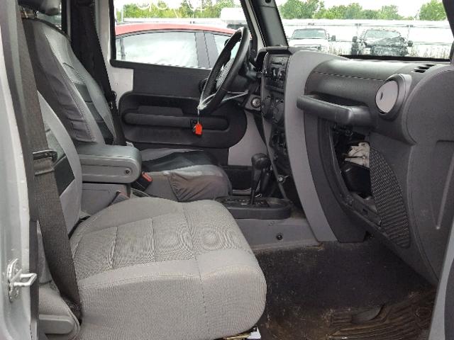 1J4GA591X7L102896 - 2007 JEEP WRANGLER S ვერცხლისფერი ფოტო 5