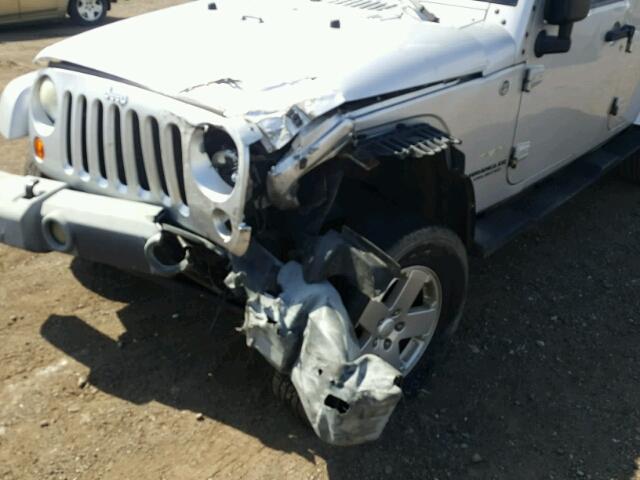 1J4GA591X7L102896 - 2007 JEEP WRANGLER S ვერცხლისფერი ფოტო 9