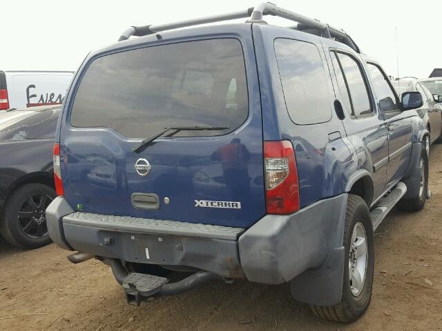 5N1ED28Y64C607150 - 2004 NISSAN XTERRA BLUE photo 4