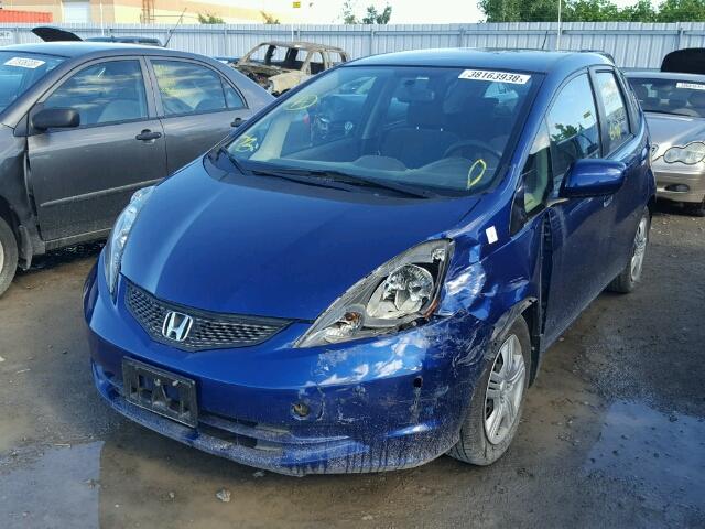 LUCGE8H57E3003509 - 2014 HONDA FIT LX BLUE photo 2