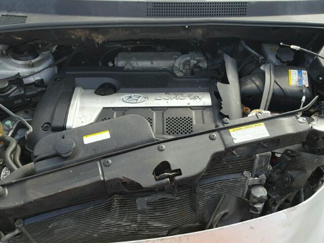 KM8JM12B56U467036 - 2006 HYUNDAI TUCSON GL SILVER photo 7