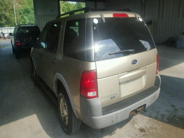 1FMZU72E22ZA00251 - 2002 FORD EXPLORER X TAN photo 3