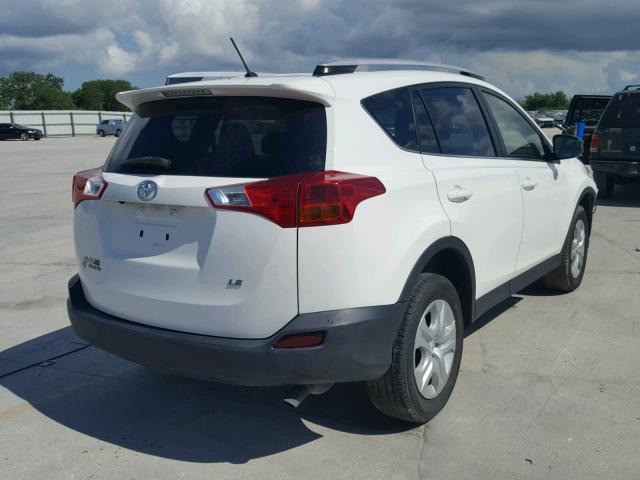 JTMZFREVXFD046936 - 2015 TOYOTA RAV4 LE WHITE photo 4