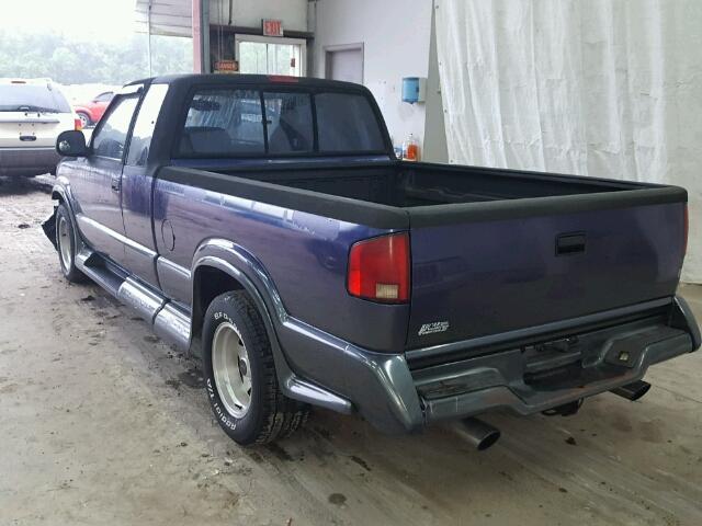 1GCCS19W1T8142304 - 1996 CHEVROLET S TRUCK S1 PURPLE photo 3