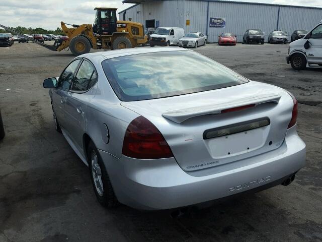 2G2WP522741135993 - 2004 PONTIAC GRAND PRIX SILVER photo 3