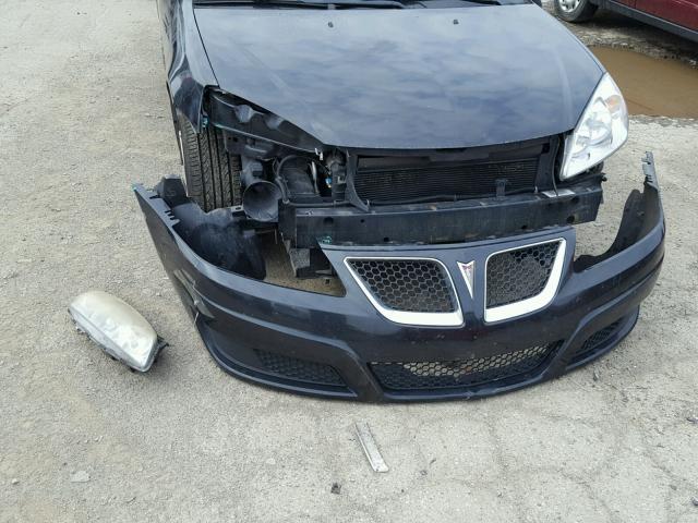 1G2ZA5E01A4101363 - 2010 PONTIAC G6 BLACK photo 9