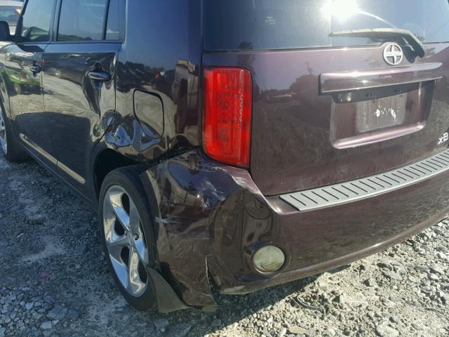 JTLKE50E581032021 - 2008 TOYOTA SCION XB იასამნისფერი ფოტო 9