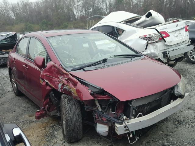 1HGFA16897L122912 - 2007 HONDA CIVIC EX MAROON photo 1