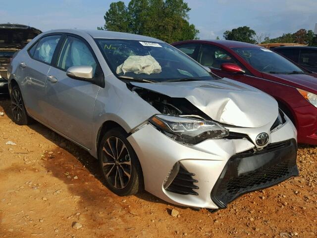 2T1BURHEXHC784092 - 2017 TOYOTA COROLLA L SILVER photo 1