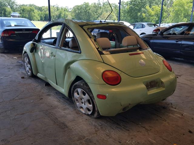 3VWCK21CX3M415837 - 2003 VOLKSWAGEN NEW BEETLE 绿色 照片 3