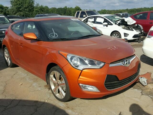 KMHTC6AD0GU281272 - 2016 HYUNDAI VELOSTER B ORANGE photo 1