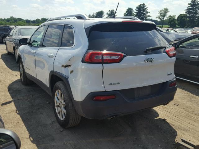 1C4PJMCS4EW269462 - 2014 JEEP CHEROKEE L WHITE photo 3