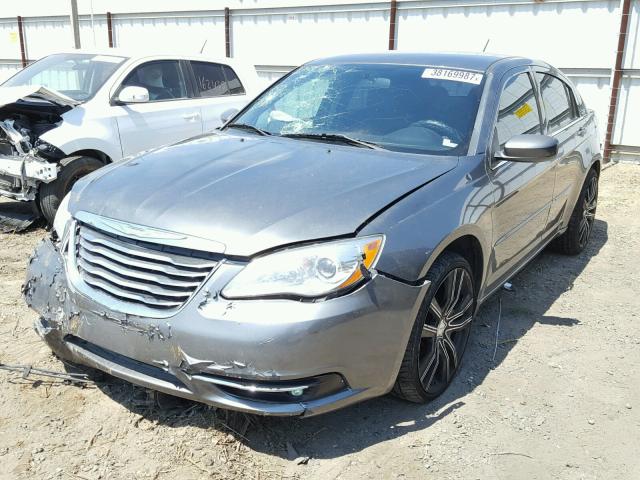 1C3CCBAB4CN214226 - 2012 CHRYSLER 200 LX CHARCOAL photo 2