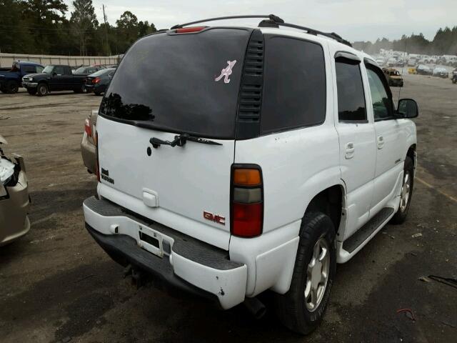 1GKEK63U25J169864 - 2005 GMC YUKON DENA WHITE photo 4