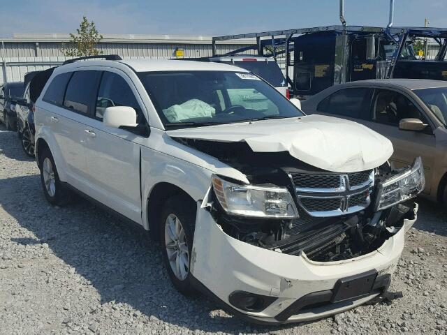 3C4PDCBG8FT722505 - 2015 DODGE JOURNEY SX WHITE photo 1