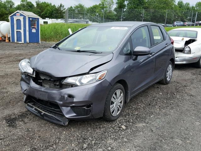 JHMGK5H50HS011116 - 2017 HONDA FIT LX CHARCOAL photo 2