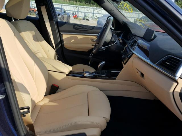 WBA8D9G57JNU70850 - 2018 BMW 330 XI Mavi fotoğraf 5