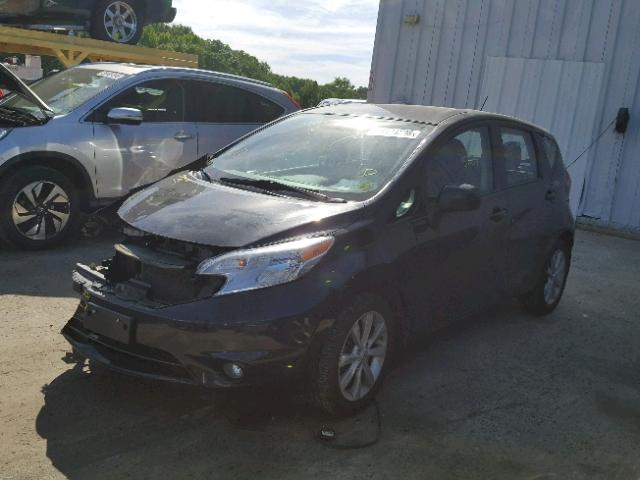 3N1CE2CPXEL354589 - 2014 NISSAN VERSA NOTE BLACK photo 2