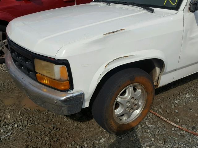 1B7GL23Y2SS201778 - 1995 DODGE DAKOTA WHITE photo 9