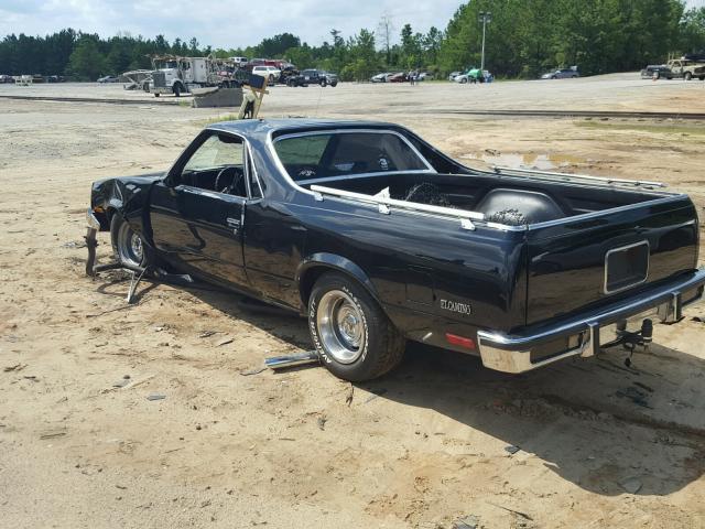 1GCCW80H1DR112226 - 1983 CHEVROLET EL CAMINO BLACK photo 9