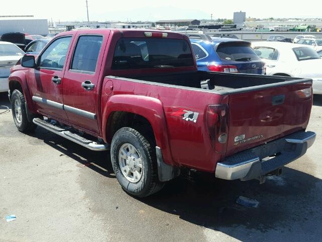 1GCDT136148132450 - 2004 CHEVROLET COLORADO RED photo 3