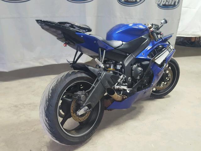 JYARJ16E2CA023920 - 2012 YAMAHA YZFR6 BLUE photo 4